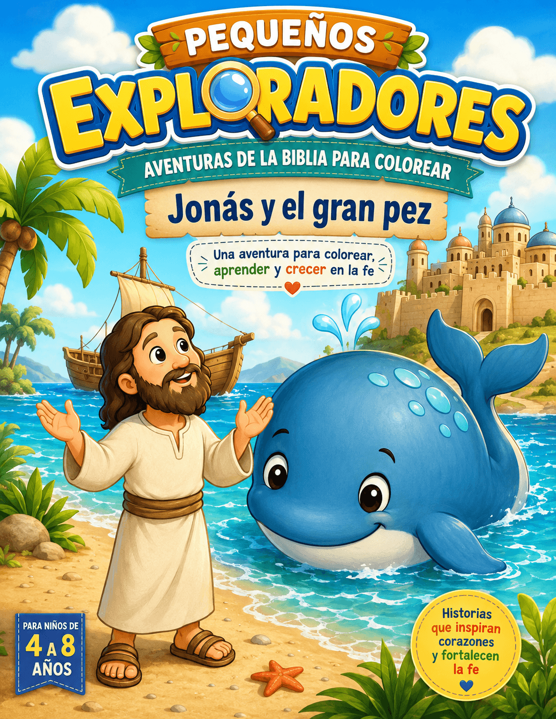 Portada de Jonás y el gran pez